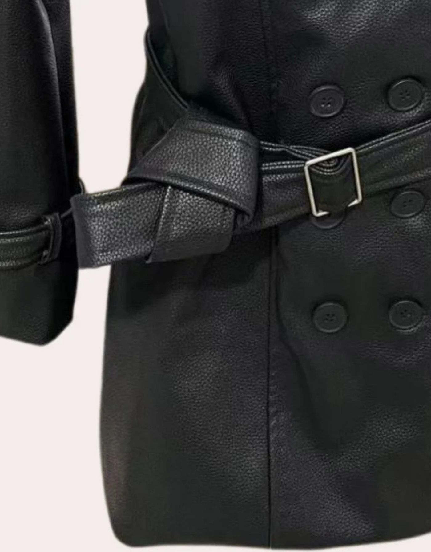 Ariadna® | Luxuriöser Leder-Trenchcoat