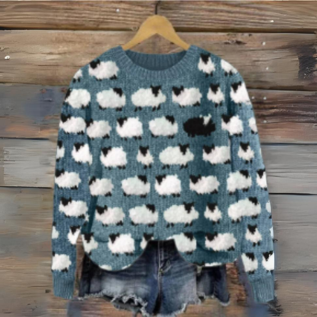 Isidora® | Strickpullover mit Weihnachtsbäumen