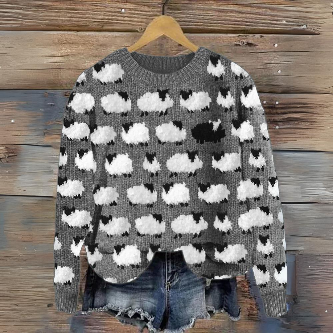 Isidora® | Strickpullover mit Weihnachtsbäumen