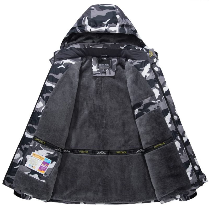 Karlo Herren Winterjacke mit wasserdichter Funktion
