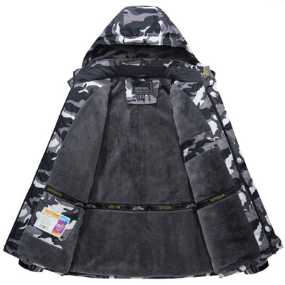 Karlo Herren Winterjacke mit wasserdichter Funktion