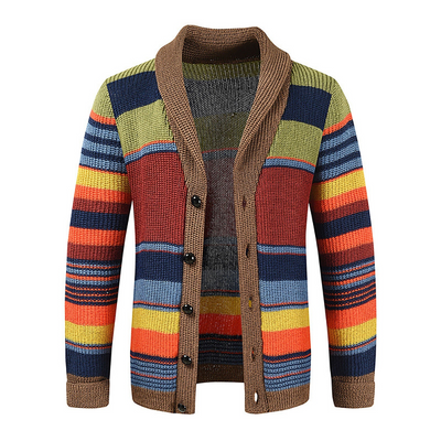 Hada® | Hochwertige Strickjacke in warmen Herbsttönen
