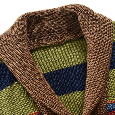 Hada® | Hochwertige Strickjacke in warmen Herbsttönen
