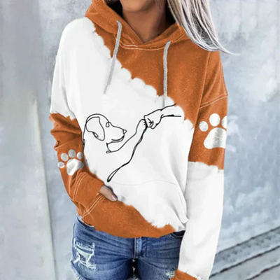 Trendiger Pullover mit Kapuze für Damen