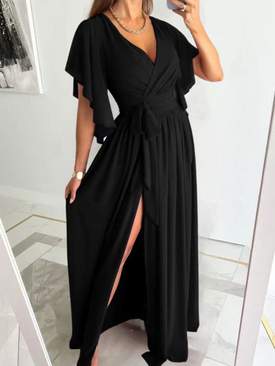 Schickes Maxikleid mit Schlitz Polina