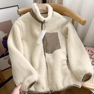 Teresa® | Damen Winterjacke mit Teddybär