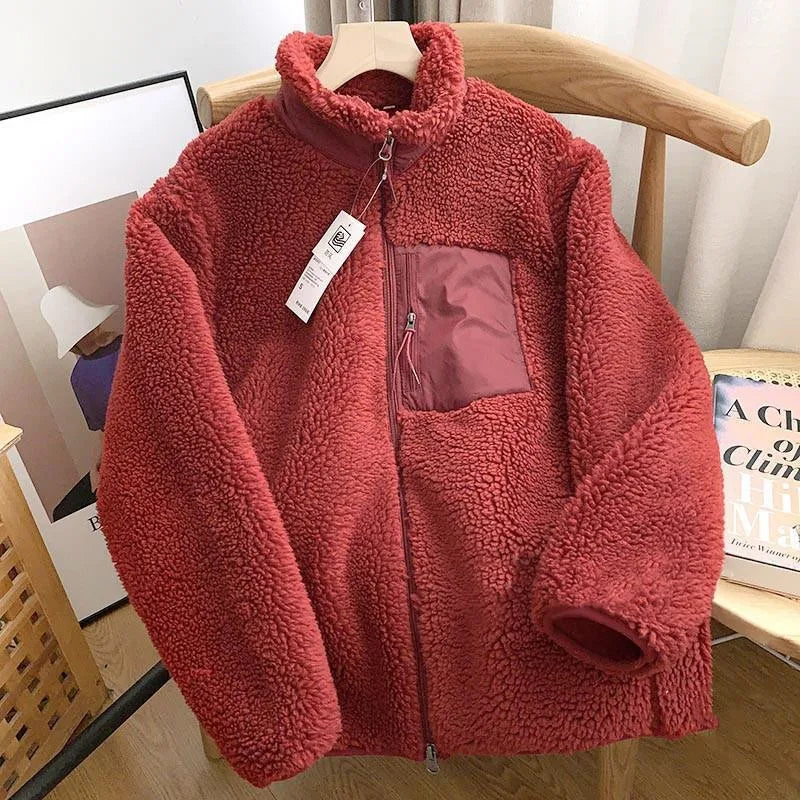 Teresa® | Damen Winterjacke mit Teddybär