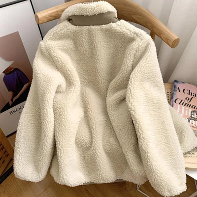 Teresa® | Damen Winterjacke mit Teddybär