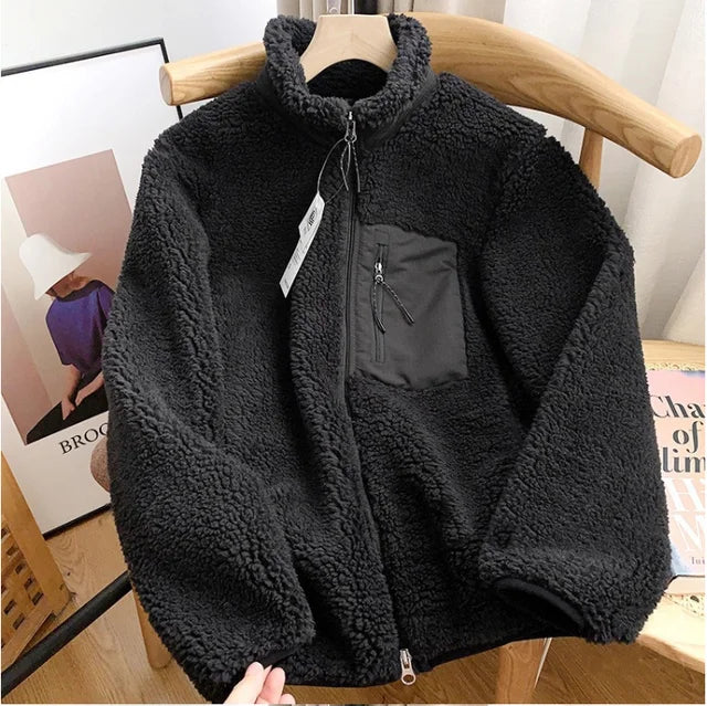 Teresa® | Damen Winterjacke mit Teddybär