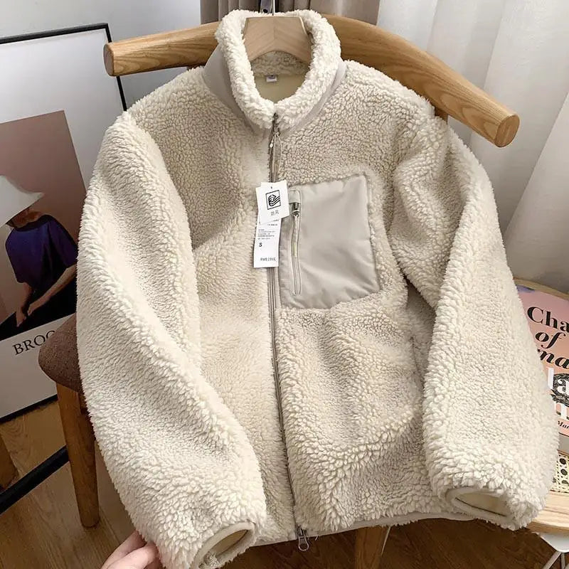 Teresa® | Damen Winterjacke mit Teddybär