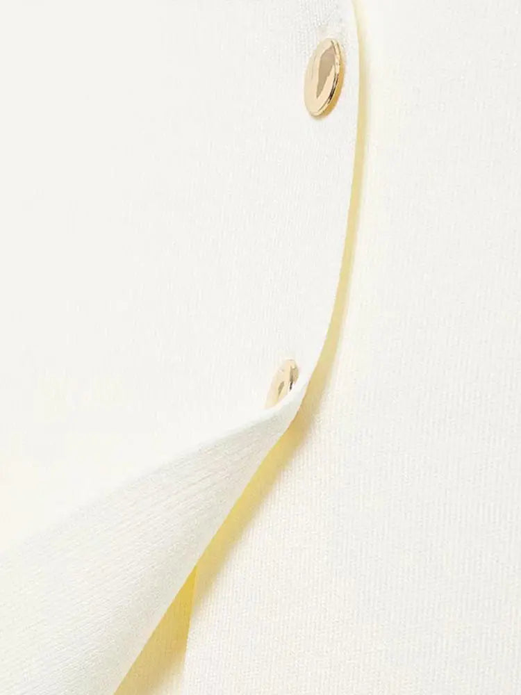 Miky | Lässiges einfarbiges Strickoberteil für Frauen