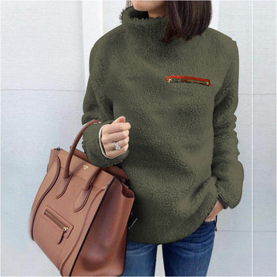Jaden | Winter Super weich und bequem solide Farbe Rollkragenpullover Frauen