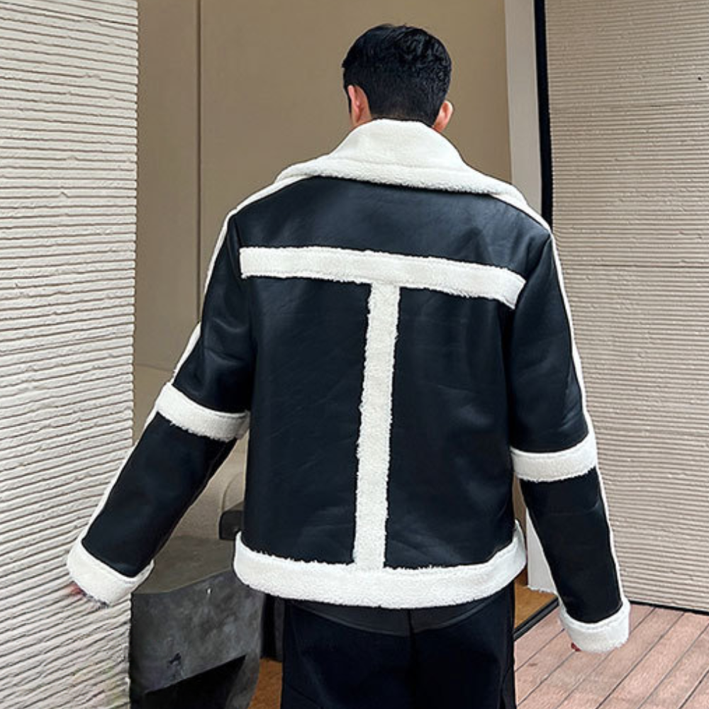 Stylische Lederjacke für Herren