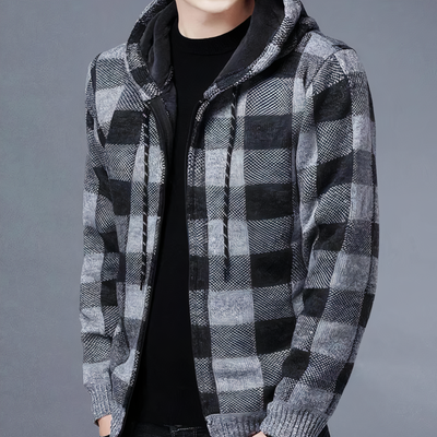 Kariertes Hoodie Rafael