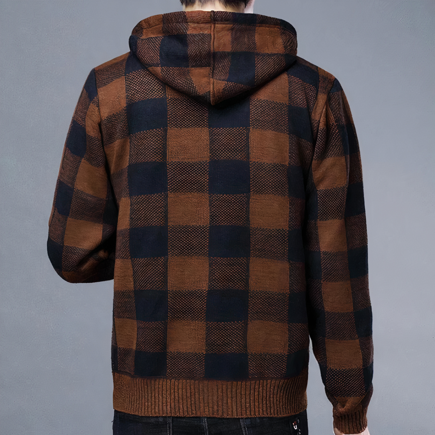 Kariertes Hoodie Rafael