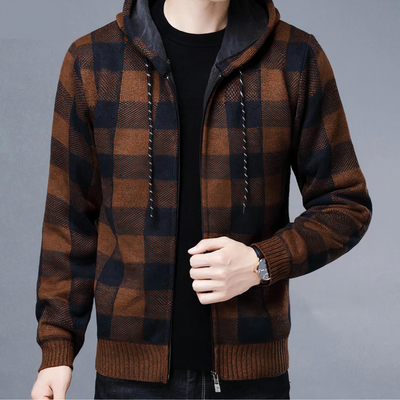 Kariertes Hoodie Rafael