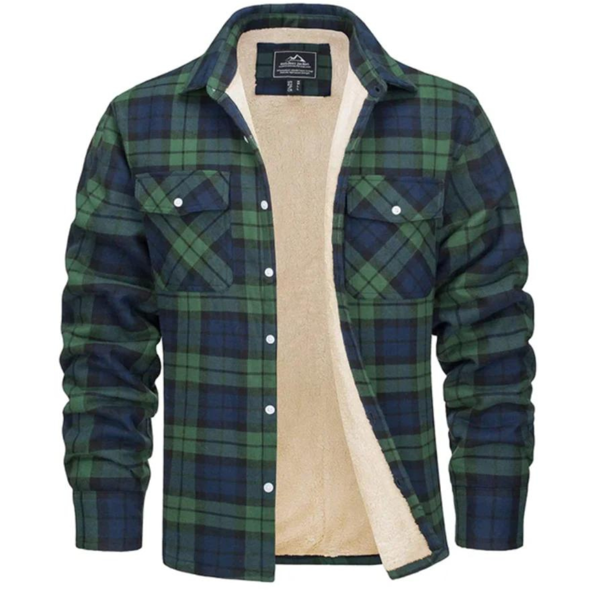 Fleecegefütterte Karo Jacke Evans
