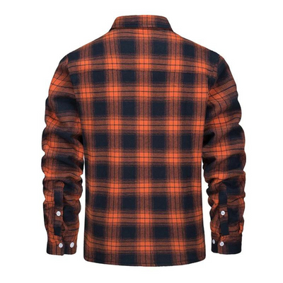 Fleecegefütterte Karo Jacke Evans