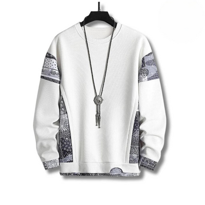 Stilvoller Patchwork Pullover für Herren Rhett
