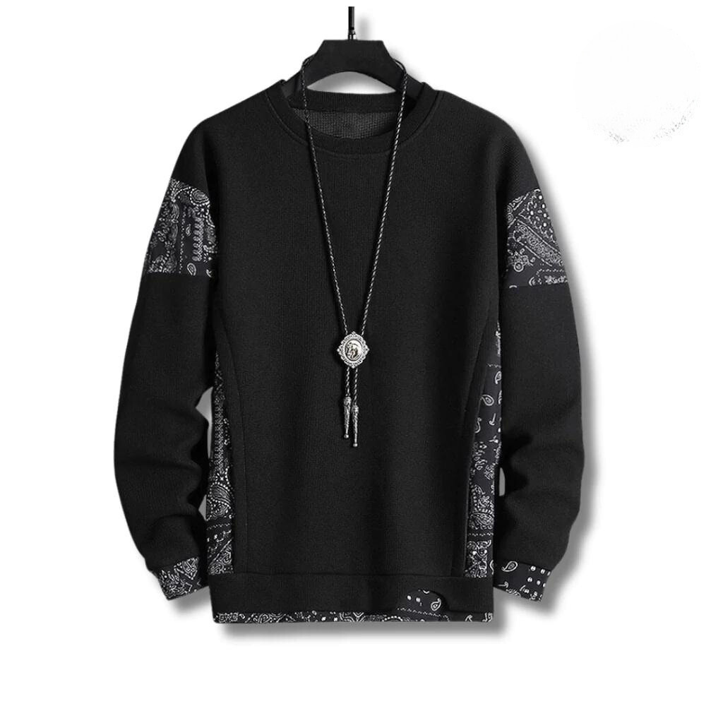 Stilvoller Patchwork Pullover für Herren Rhett