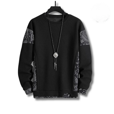 Stilvoller Patchwork Pullover für Herren Rhett