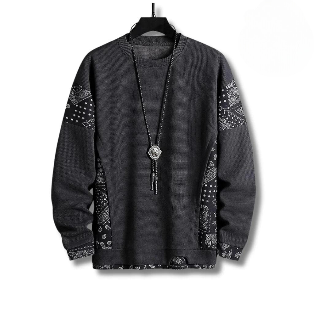 Stilvoller Patchwork Pullover für Herren Rhett