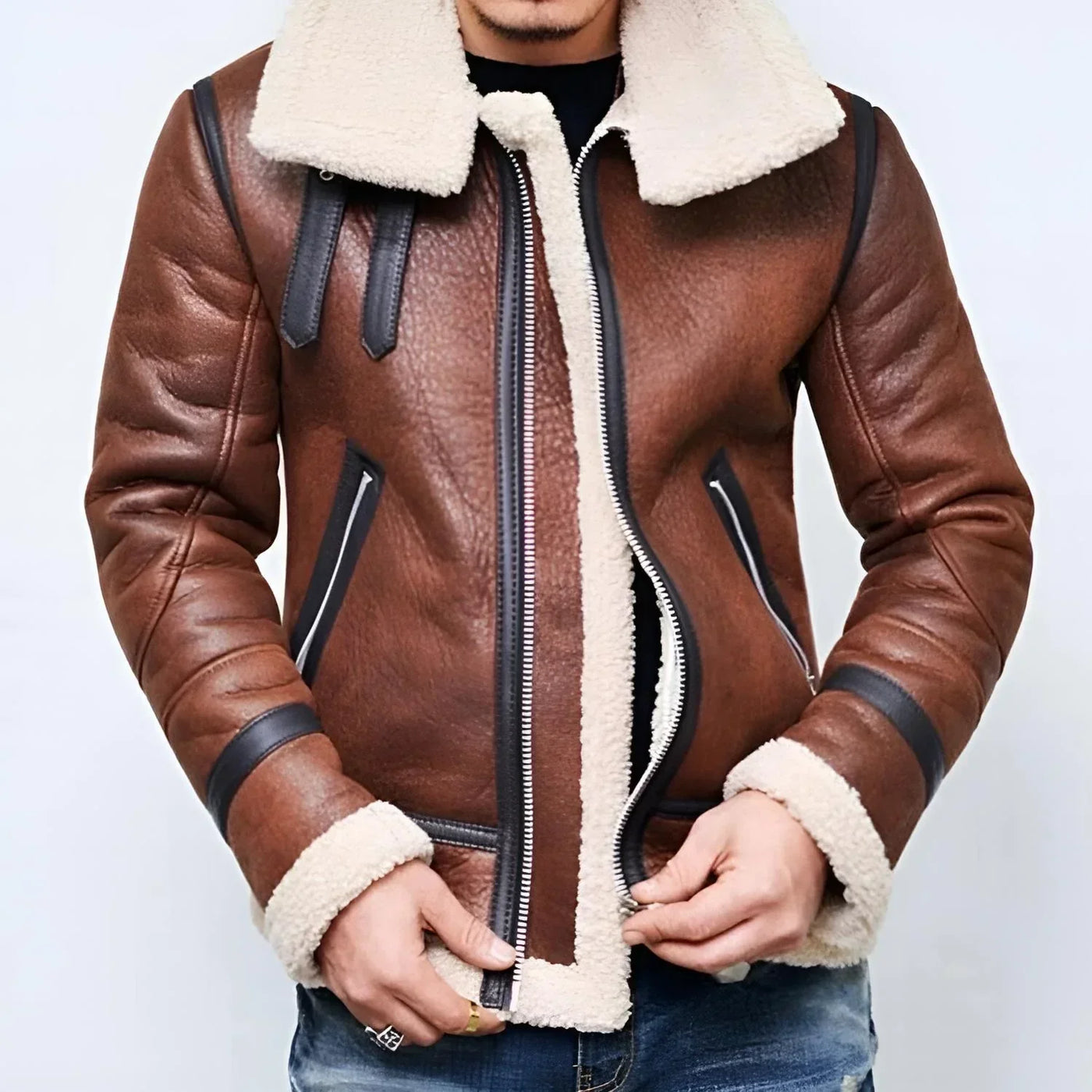 Fleecegefütterte Winterjacke Rhys