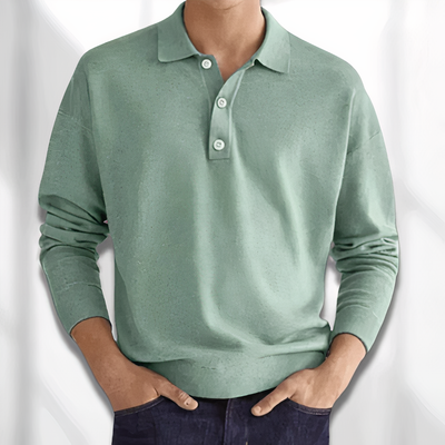 Langärmeliges Poloshirt Roach