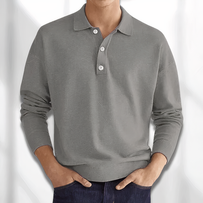 Langärmeliges Poloshirt Roach