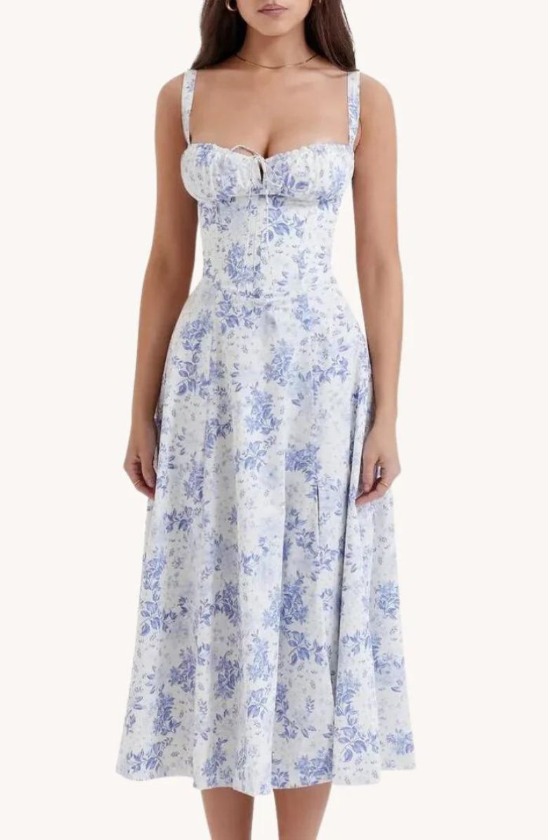 Kleid mit Taillenformung Rosy