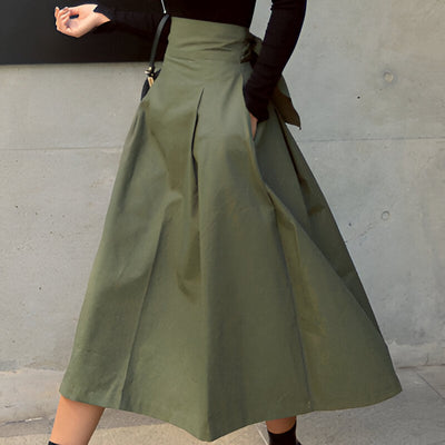 Aria | Damen koreanische Mode langen Rock
