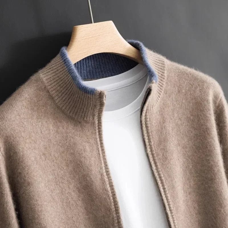 Bequeme Strickjacke für Herren