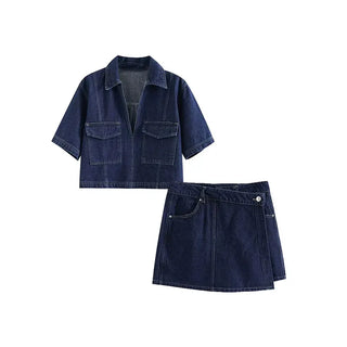 Dunkler Denim