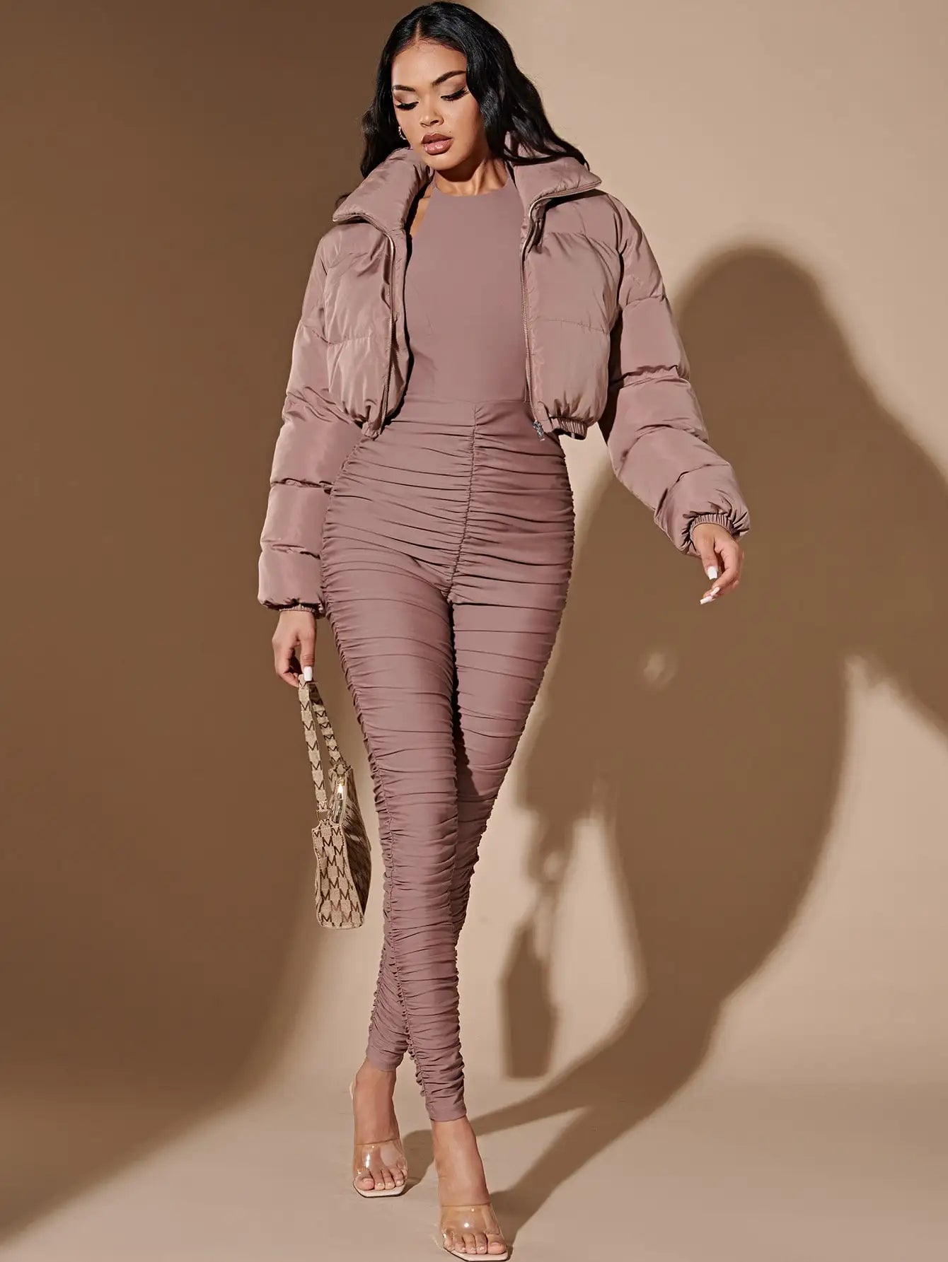 Vespera® | Wattierte, kurze Jacke aus Baumwolle