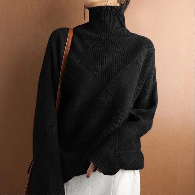Estefanía® | Damenpullover aus Argyle-Kaschmir