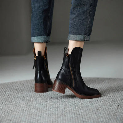 Dafne® | Klassische Lederstiefel
