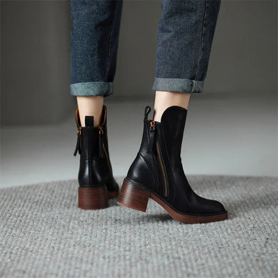 Dafne® | Klassische Lederstiefel