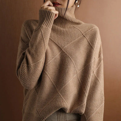 Estefanía® | Damenpullover aus Argyle-Kaschmir