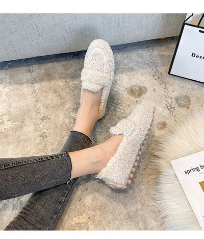 Bianca – Damen-Fleece-Loafers