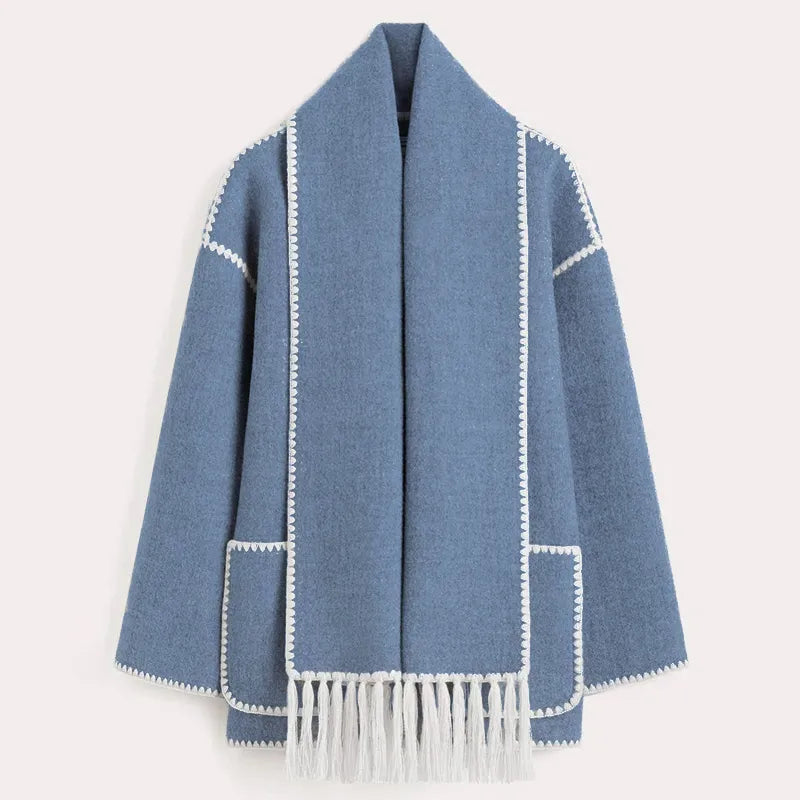 Amelia® | Fransen Schal Jacke