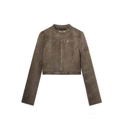 Baur Modehaus | Damen-Kurze Bikerjacke aus Lederimitat