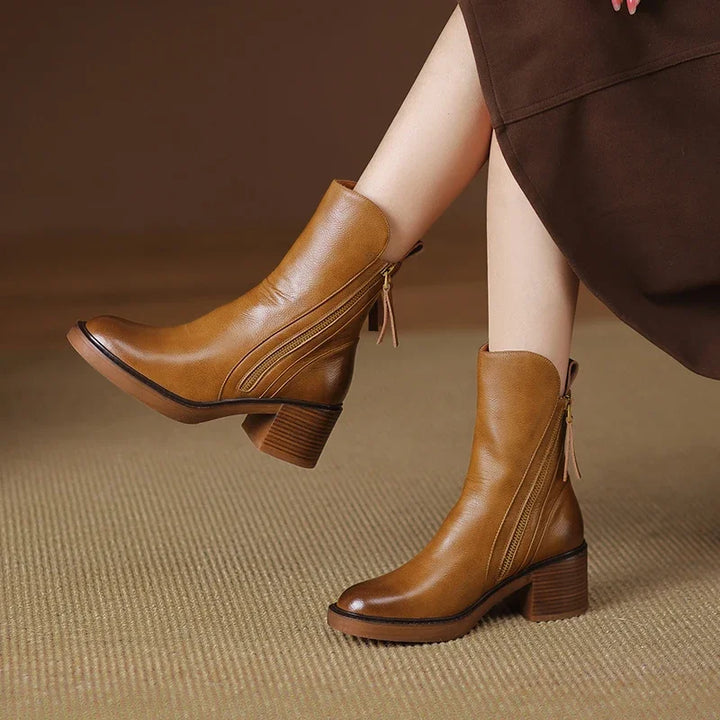 Dafne® | Klassische Lederstiefel