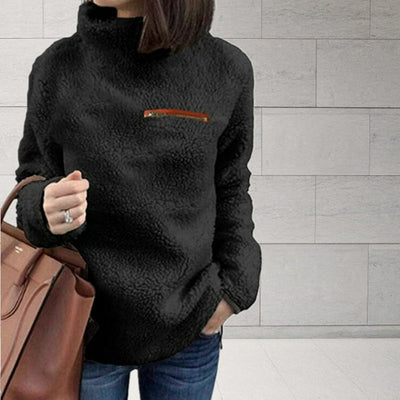 Jaden | Winter Super weich und bequem solide Farbe Rollkragenpullover Frauen
