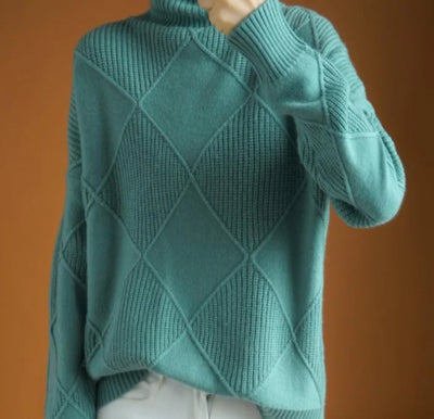 Estefanía® | Damenpullover aus Argyle-Kaschmir