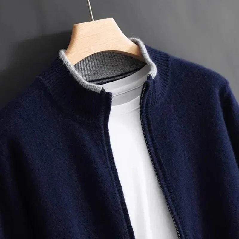 Bequeme Strickjacke für Herren