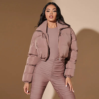 Vespera® | Wattierte, kurze Jacke aus Baumwolle