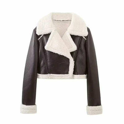 Ximena® | Solide, kurze Lederjacke