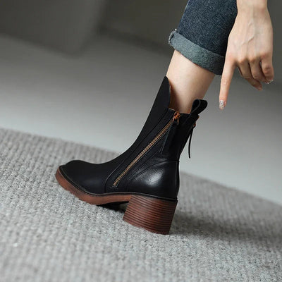 Dafne® | Klassische Lederstiefel