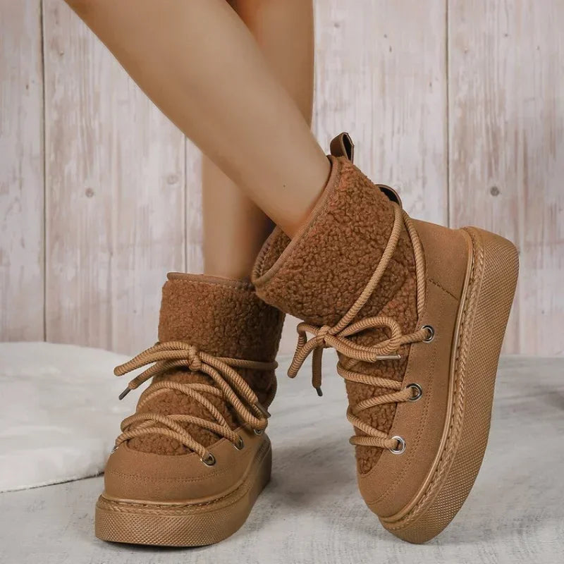 Wendy® | Weiche Plüsch-Schneestiefel