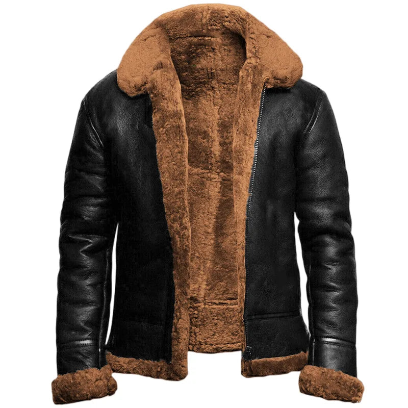 Saskia® | Winterjacke aus Leder